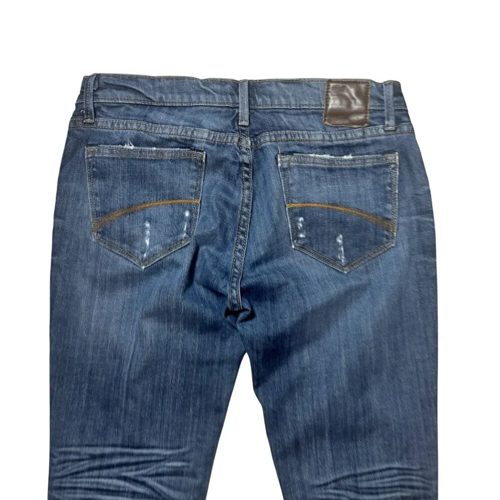 Driftwood Jeans For Women Size 29 Distressed Straight-Leg Denim Blue